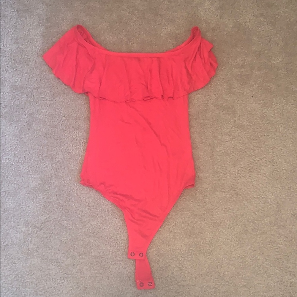 Off the shoulder body suit